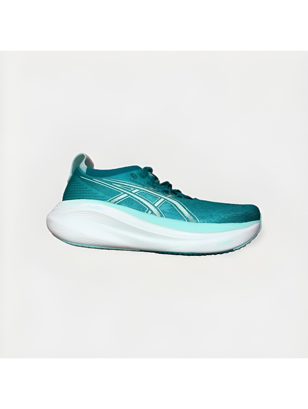 ASICS Gel Nimbus 27 Womens Size 7.5 Wave Teal Mint Running Shoes Sneakers